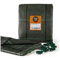 Malla de suelo 3x6 m para camping color verde fun&go