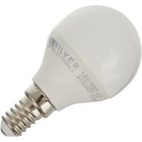 Bombilla led decorativa silver electronis esferica