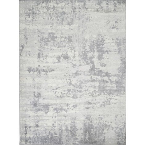 SURYA Tapis Abstrait Moderne Gris/Ivoire 160x220 cm