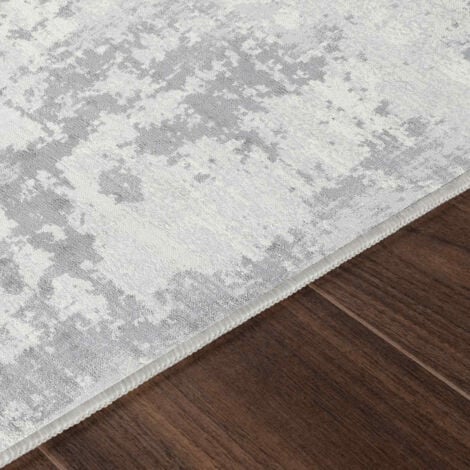 SURYA Tapis Abstrait Moderne Gris/Ivoire 160x220 cm