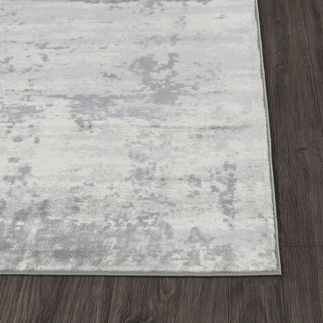 SURYA Tapis Abstrait Moderne Gris/Ivoire 160x220 cm