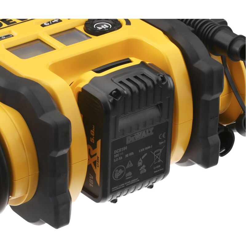 Gonfleur sans fil Dewalt DCC018N XR 18 V sans batterie ni chargeur - Le  Temps des Travaux