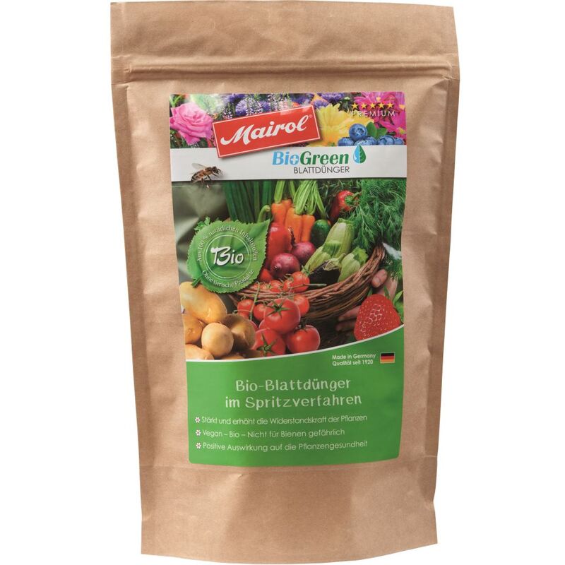 Poudre d'engrais à feuilles de biogreen 650 g dans le sac 48865