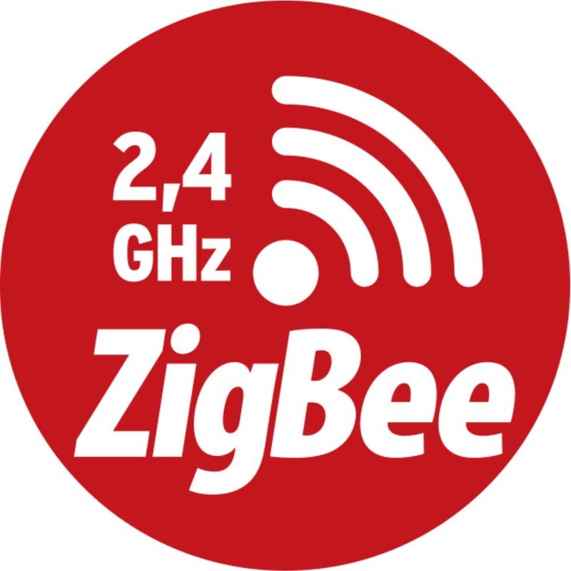 Zigbee interrupteur mural sans fil noir 2 zones - Incl. batterie