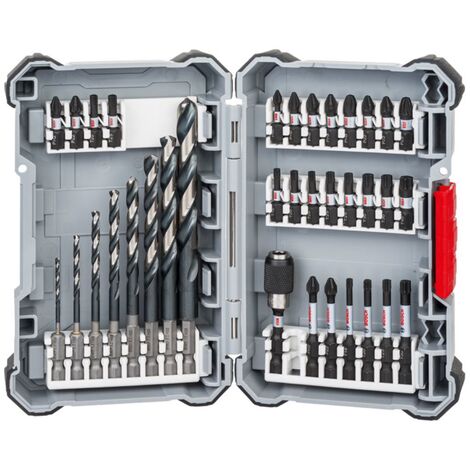 Bosch Kit de forets et embouts de tournevis Impact Control HSS 35 pièces