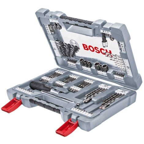 Bosch Kit d'embouts, kit de forets, 105 pcs. Kit de qualité