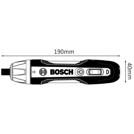 Bosch Tournevis sans fil GO + 25 pcs. Jeu d'embouts dans L-BOXX-Mini