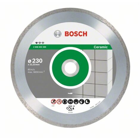 Bosch Diamant disque de coupe standard pour la céramique. 125 x 22
