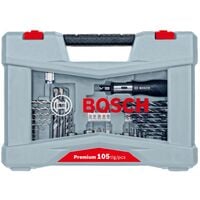 Bosch Kit d'embouts, kit de forets, 105 pcs. Kit de qualité
