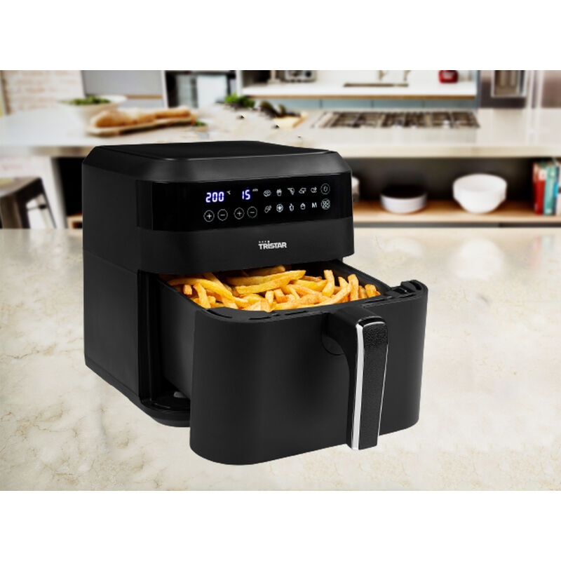 Jago® xxl 7in1 friteuse sans huile 5.5l - 1700 w, écran tactile