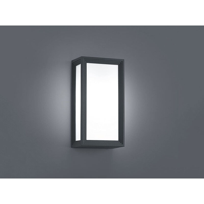 Moderne LED-Außenwandleuchte TIMOK, anthrazit, IP54, inkl. E27 LED  Leuchtmittel