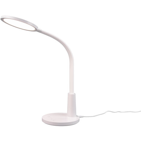 Dimmer LED Flexibel Weiß SALLY Schreibtischleuchte TOUCH 36cm