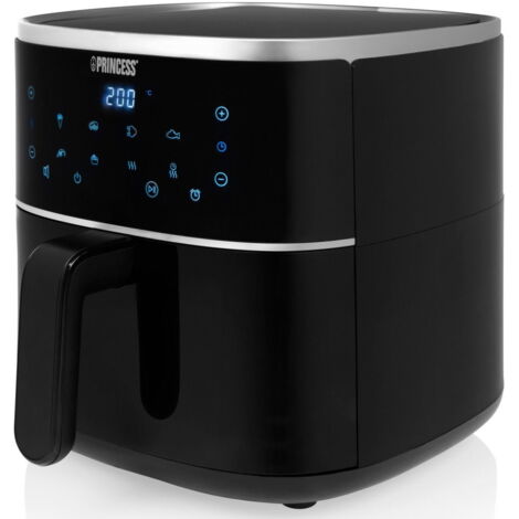 Digitale Heißluftfritteuse mit zwei Ebenen, 8 Programme 4Ltr. 1350 Watt