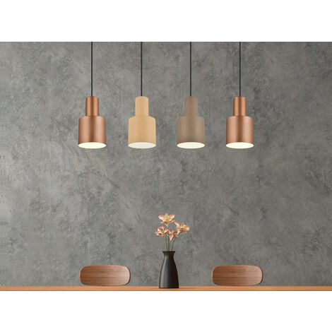 Pendelleuchte AGUDO 4-flammig Metall Coffee Töne, Breite 87cm (1/5)