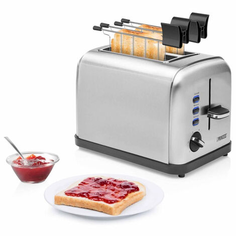 2 Scheiben Toaster mit Brötchenaufsatz Sandwichtoaster