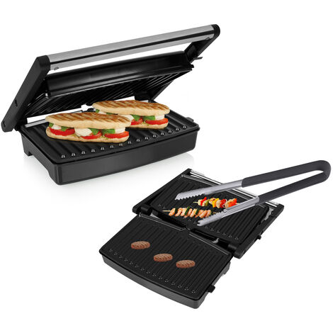 Elektro Kontaktgrill & Grillzange Multigrill Tischgrill, 1500Watt, 27x18cm (1/5)