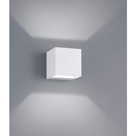 Beliebt und aktuell für 2024 LED Außenwandleuchte Würfel - ADAJA Hausbeleuchtung Weiß Down Up in and Light