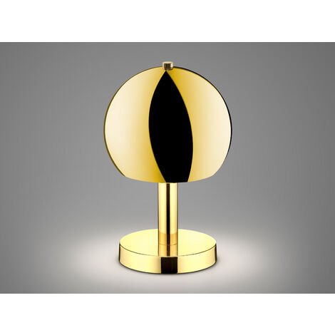 Trio Tischleuchte Metall Messing Poliert, Höhe 29cm Ab 30,00