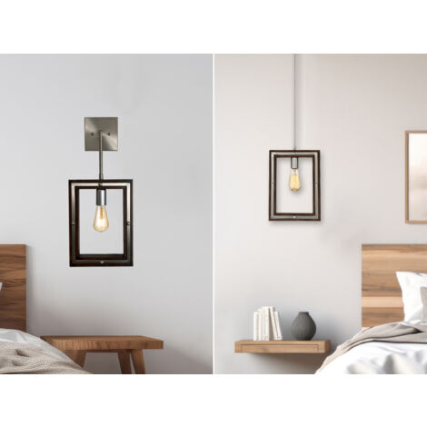 Hängende Wandleuchte WESTERLY 2 in 1 Wand- & Pendelleuchte, 4-stufig verstellbar (1/5)