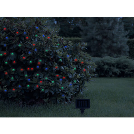 LED Outdoor Solar Lichterkette RGB Weihnachtsbeleuchtung, Länge 12 Meter (1/5)