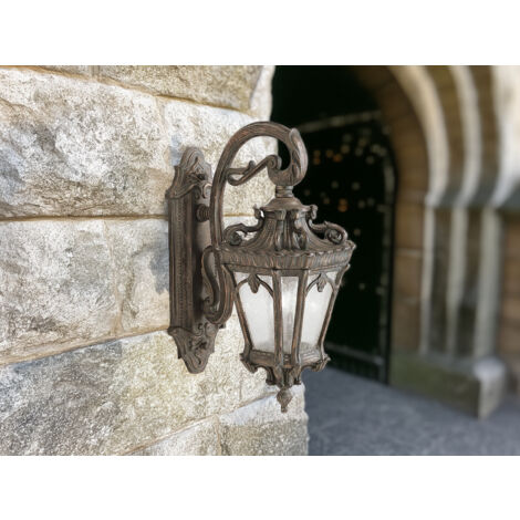 Elstead Tournai - 2 Licht im Freien große Wandlaterne Licht Londonderry IP44, E14 (1/5)