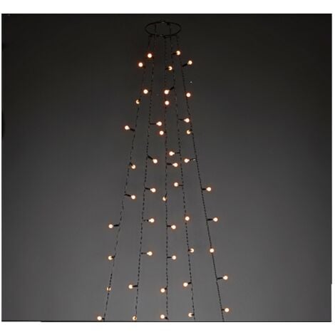Batteriebetriebene Lichterkette Mit Schneefee-Motiven | Weihnachtsdeko Für Drinnen & Draußen | 150cm & 300cm