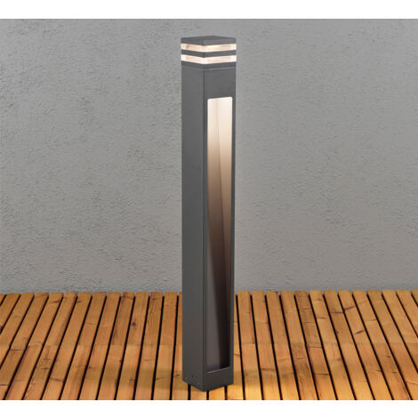 LED Wegeleuchte MASSA aus Aluminium Anthrazit, Höhe 100cm