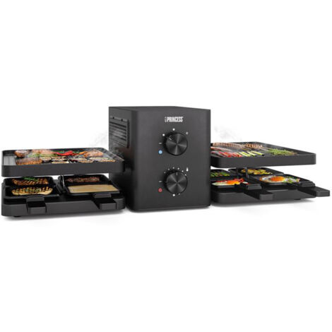 Raclette Grill Purify mit Luftfiltersystem, für 8 Personen, Beschichtung Keramik