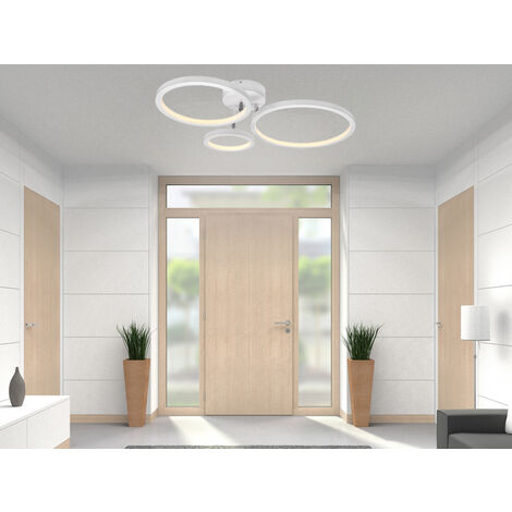 LED Deckenleuchte CORNA schwenkbar & dimmbar, Weiß Breite 71cm (1/5)