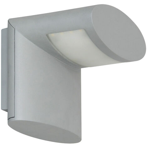 LED Außenwandleuchte IP54, Aluminium grau, inkl. SMD-LED 3W / 210 Lumen (1/2)