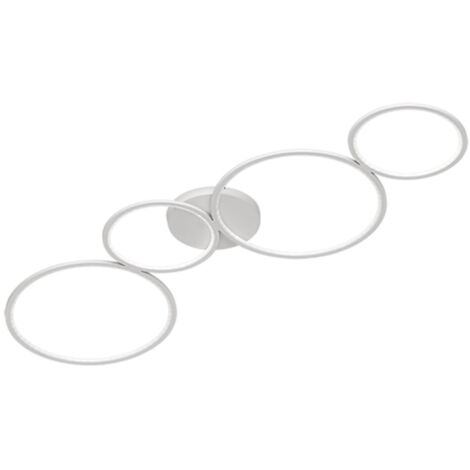 Trio LED Deckenleuchte Rondo weiß matt Deckenleuchte