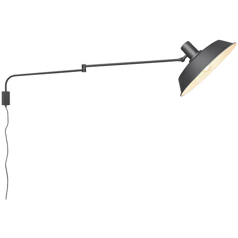 Wandlampe Schwarz Schwenkbar