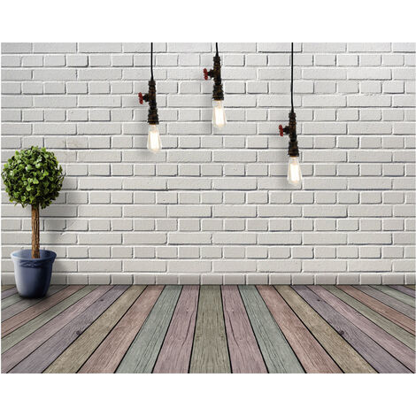 Industrie Pendelleuchte 4 Flammig Mit Rostoptik – Inkl. LED Filament Leuchtmittel, Für Küche, Wohnzimmer & Loft