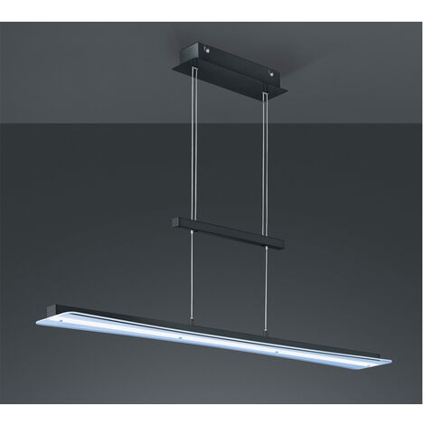 LED Pendelleuchte SMASH Schwarz dimmbar & höhenverstellbar, Breite 100cm (1/5)