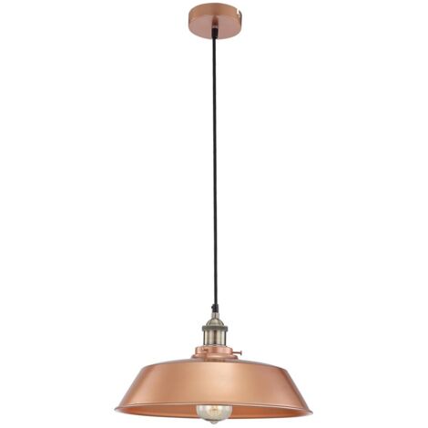 Pendelleuchte KNUD Kupfer gebürstet / gold matt, Ø 36cm (1/4)