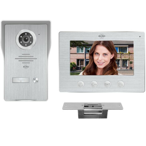 1 Familienhaus Fingerprint 2 Draht BUS WLAN Video-Türsprechanlage HD