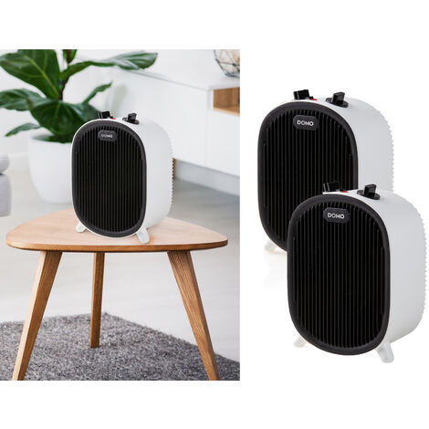 2in1 Heizlüfter mit Kühlgebläse Tischventilator, 2er SET 2000Watt (1/5)
