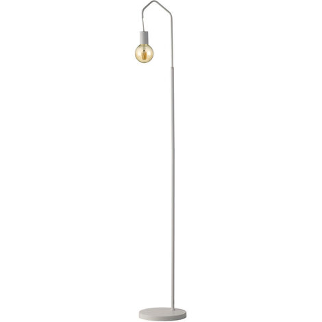 Außergewöhnliche LED Stehlampe 165cm weiß Designerlampe - minimalistische