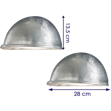 LED buiten wandlamp Luca, Up-/Downlight roestvrij staal