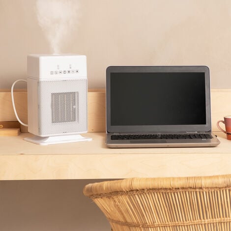 La Porcellana Leopoldina Luftbefeuchter - Herz Form 18cm Weiß