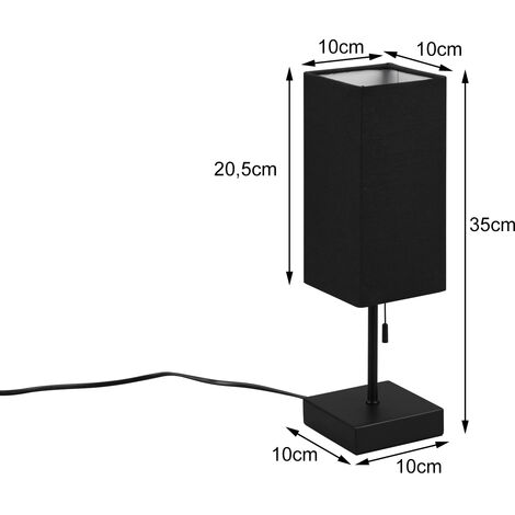 LED Lampe 35cm outdoor Farbwechsel mit USB-C Ladestation, schwarz