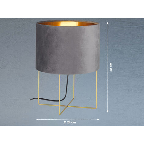 GILDE Tischleuchte Lionheart - Löwen Form Aus Kunstharz In Schwarz-gold, 46cm, E27 Fassung