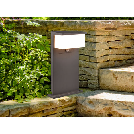 LED Sockelleuchte NESTOS mit Bewegungsmelder Anthrazit, Höhe 45cm (1/5)