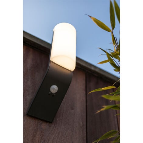 Hochwertiges LED Außenlampen SET für Hauswand mit Bewegungsmelder, ALU