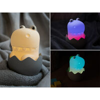 Nachtlicht DIGGY DINO, per USB aufladbar, mit Farbwechsel & 2 Lichtmodi
