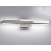 LED Wandleuchte PARE schwenkbar & dimmbar - Silber matt 60cm lang