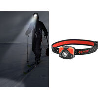 LED Stirnlampe 435 Lumen dimmbar zum Joggen & Camping, Batteriebetrieben