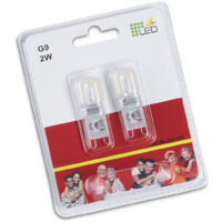 G9 LED 2Stk. Stiftsockel - 2,5 Watt, 210 Lumen, warmweiß - nicht dimmbar