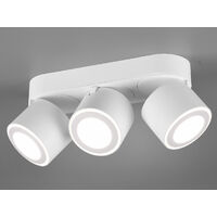 LED Deckenstrahler TAURUS 3-flammig Weiß, Breite 27,3cm