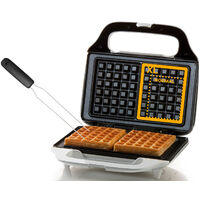Waffelautomat XL plus Waffelgabel für 2 grosse Belgische Waffeln